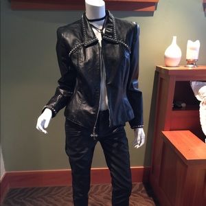 Double D ranch wear leather jacket